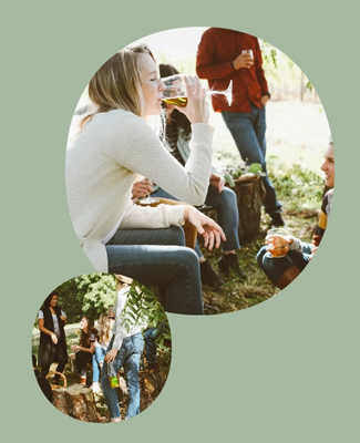 Trinken in geselliger Runde