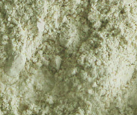 Grüne Tonerde (Montmorillonite) als Pulver für Kosmetik, aus der Bretagne, Bretagne Allerlei