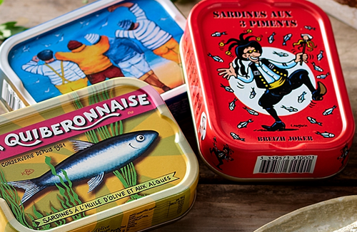 Fischkonserven von La Quiberonnaise aus der Bretagne