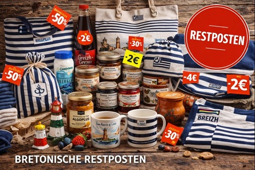 Restposten Sale – limitierte Angebote aus der Bretagne, solange der Vorrat reicht