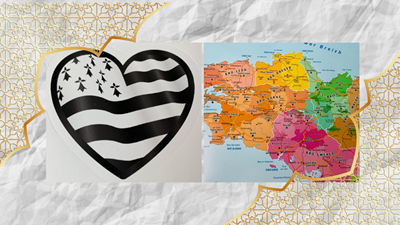 Sticker und Poster Gwenn Ha Du – bretonische Aufkleber und Wanddekoration aus der Bretagne