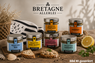 Rillettes aus Atlantikfisch – traditionelle Spezialität aus der Bretagne