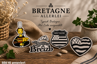 Sticker und Poster Gwenn Ha Du – bretonische Aufkleber und Wanddekoration aus der Bretagne