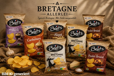 Knusprige Bretschips & Brets – Snacks aus der Bretagne