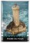 Preview: Kühlschrankmagnet Phare du Four Bretagne 9 x 6,5 cm