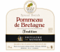 Preview: Pommeau Tradition Bretagne – Bernsteinfarbener Apfel-Likör in 75 cl Flasche mit traditionellem Etikett