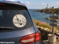 Preview: Maritimer Bretagne Aufkleber La Baigneuse für Auto und Wohnmobil