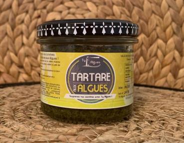 Algenmischung mit Wakame, Seesalat und Dulse – mariniert und angerichtet