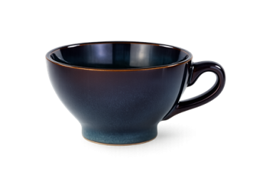 Blaue gesprenkelte Bolée aus der Bretagne
