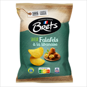 Brets Chips ondulées – Falafel à la libanaise