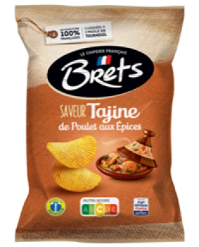 Chips mit Hähnchen und Gemüse Aromen Bretagne
