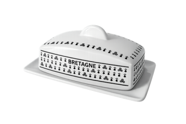 Butterdose Triskel Bretagne aus Keramik
