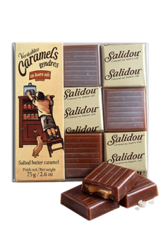 Salidou Karamellbonbons im handlichen Etui