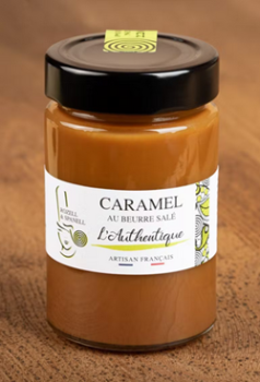 Butterkaramellcreme mit Sel de Guérande im Glas von Rozell & Spanell