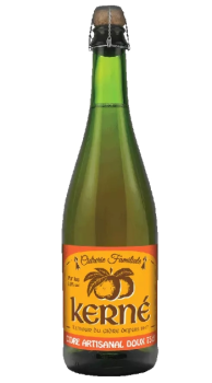 Süßer Apfelcidre Kerné Doux Frankreich Nahaufnahme