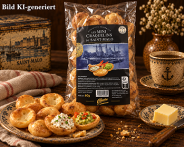 Französische Craquelins Mini aus Saint-Malo