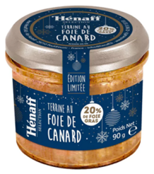 Edle Terrine angerichtet auf einem weißen Porzellan-Teller