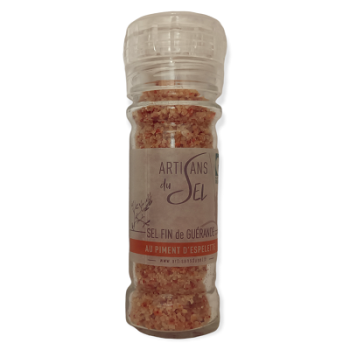 Feines Salz aus Guérande mit Piment d'Espelette in der Mühle 80 gr