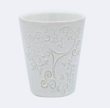 Weiße Espressotasse mit bretonischem Triskell - weiß - Esprresso - Bretagne