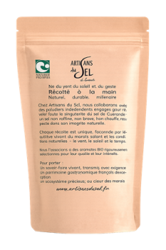 Handwerklich hergestelltes Guérande Rauchsalz aus der Bretagne