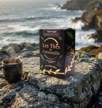Preview: Aromatischer schwarzer Tee Frühstücksmischung Bretagne