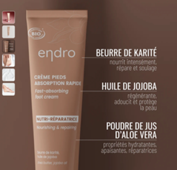 Fußcreme Endro Tube – Nährende Fußcreme von Endro handgemacht in der Bretagne ohne Zusatzstoffe