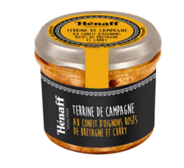 Henaff Terrine mit Zwiebel und Curry aus der Bretagne