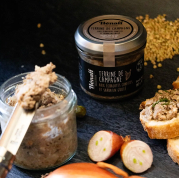 Preview: Französische Landterrine mit Schalotten