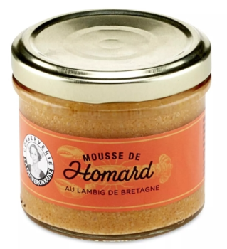 Hummermousse mit Lambig im Glas – bretonische Feinkost