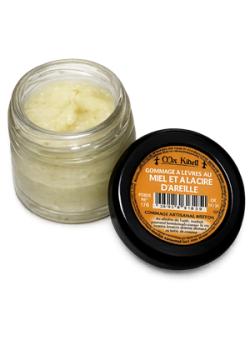 Lippenpeeling mit Honig und Bienenwachs