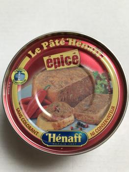 Henaff Le Pâté êpicé / Pikant 78 gr