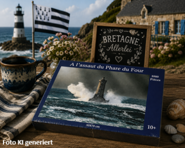 Leuchtturm Puzzle aus der Bretagne