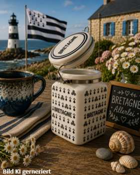 Salzaufbewahrung im Bretagne Design
