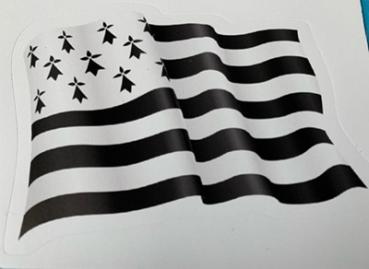 Sticker Bretagne Schriftzug auf Notizbuch