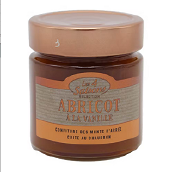 Vanille-Aprikosen-Konfitüre im Glas von 4 SAISONS SELECTION