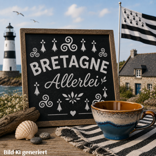 Traditionelle bretonische Schale aus Keramik