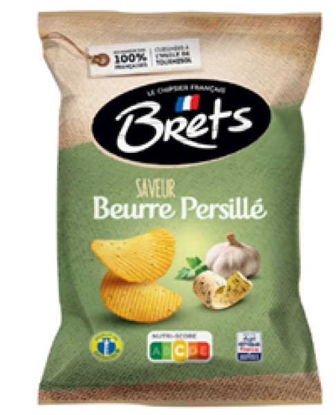Chips mit Knoblauch und Petersilie Frankreich