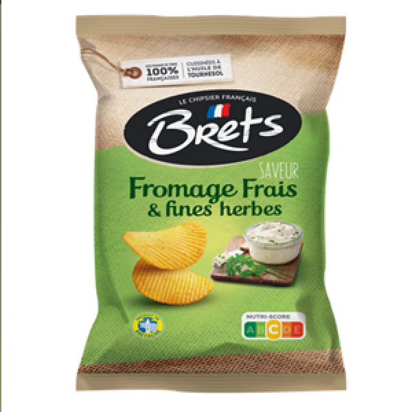 Verpackung von Brets Chips Fromage Frais Fines Herbes