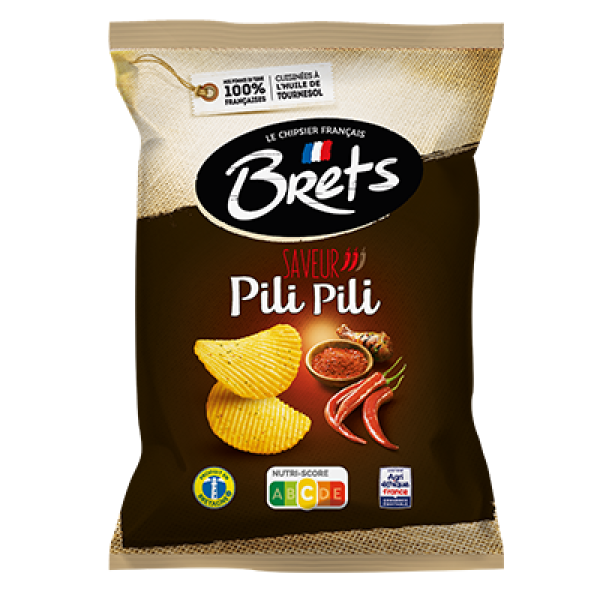 Packung Bret’s Chips Ondulée Saveur Pili Pili