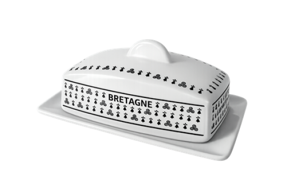 Butterdose Triskel Bretagne aus Keramik
