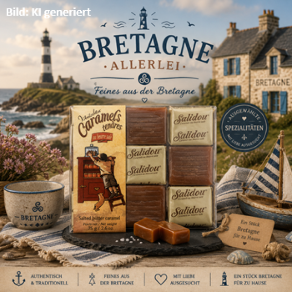 Caramelbonbon im Etui