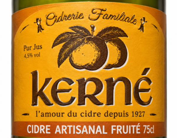 Kerne Cidre Fruit Erikett