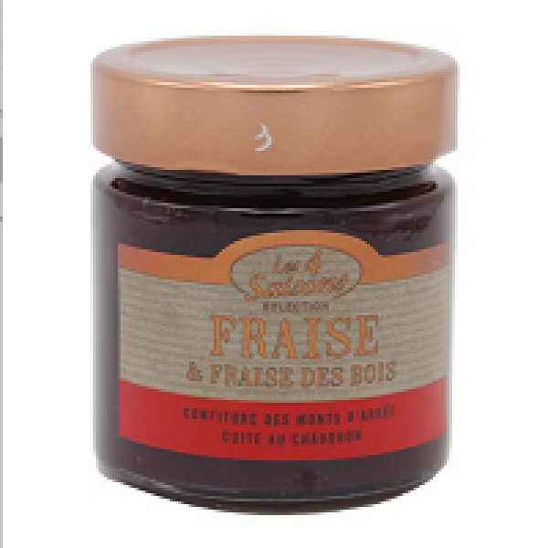 Erdbeer-Walderdbeer-Konfitüre von 4 SAISONS SELECTION im Glas