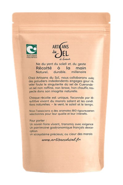 Handwerklich hergestelltes Guérande Rauchsalz aus der Bretagne