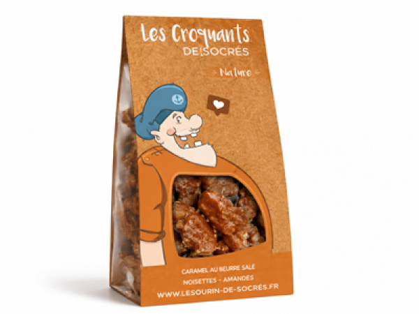 Knusprige Croquants mit Butterkaramell, Haselnüssen und Erdnüssen