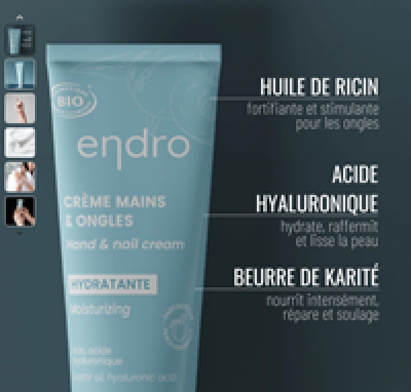 Hand- und Nagelcreme Endro Tube – Feuchtigkeitsspendende Pflege handgemacht in der Bretagne