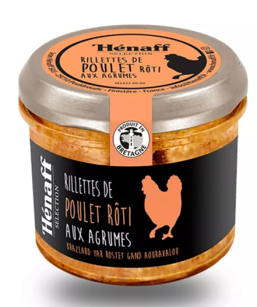 Henaff Rillettes Hähnchen mit Zitrusfrüchten aus der Bretagne