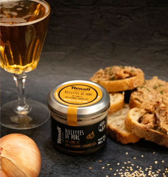 Bretonische Delikatesse im Glas traditionell hergestellt