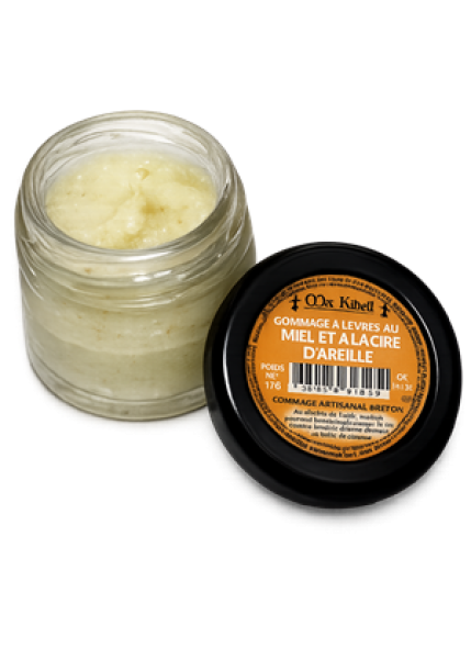 Lippenpeeling mit Honig und Bienenwachs