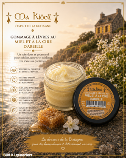 Naturkosmetik Lippenpeeling aus der Bretagne